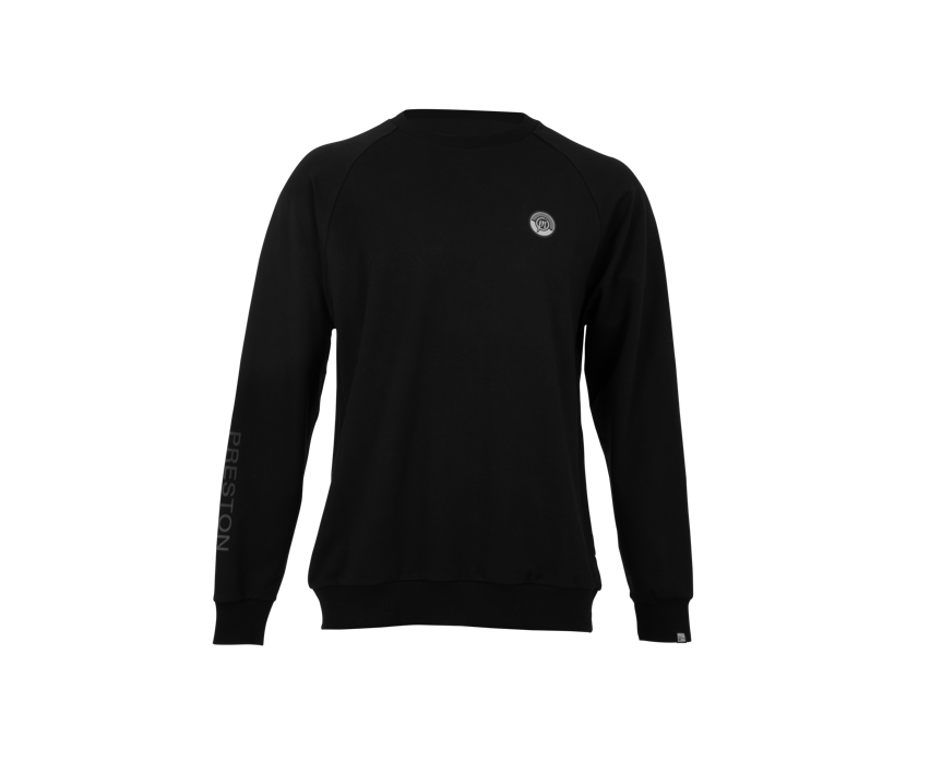 Preston Black Minimal Sweatshirt