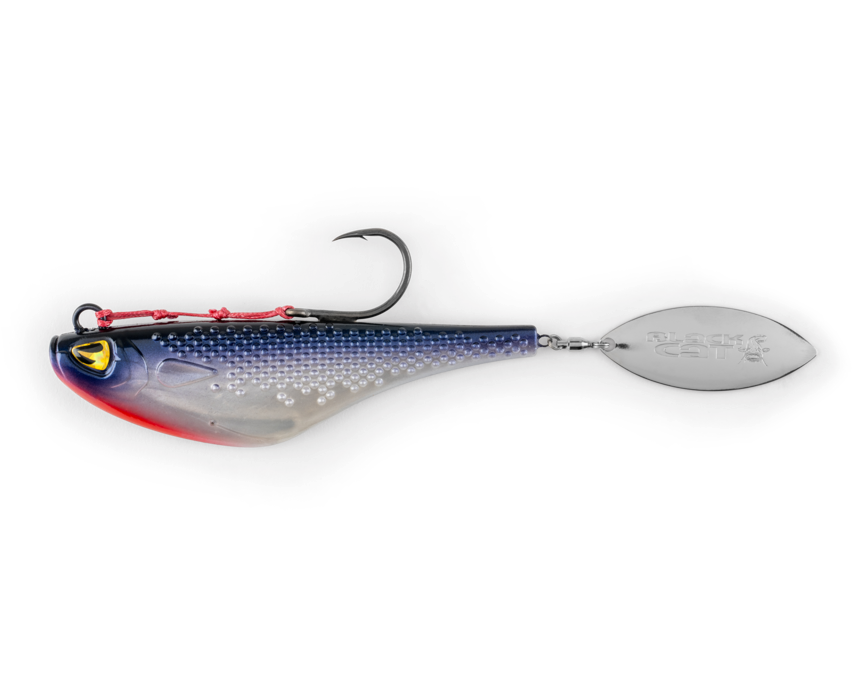Black Cat Mad Flash Spin Tail 14cm