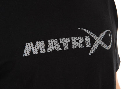 Matrix Large Fade Logo T-Shirt Black/Grey