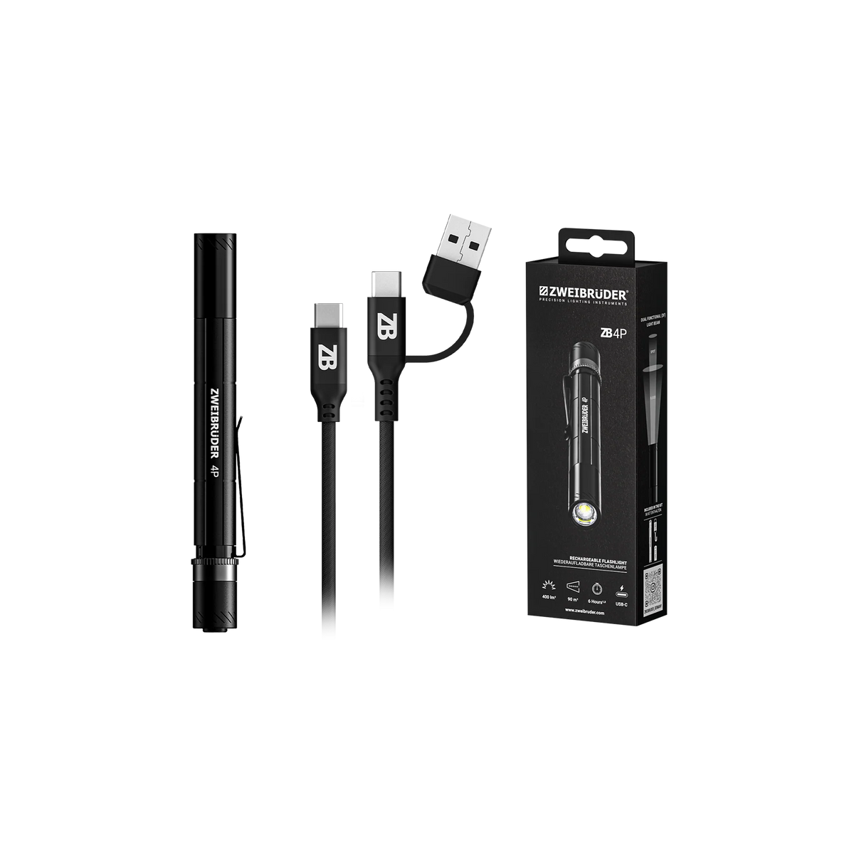 Zweibruder ZB4P Penlight 400 Lumen