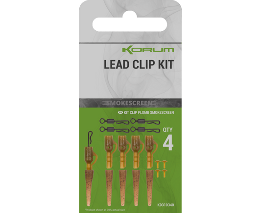Korum Smokescreen Lead Clip Kit