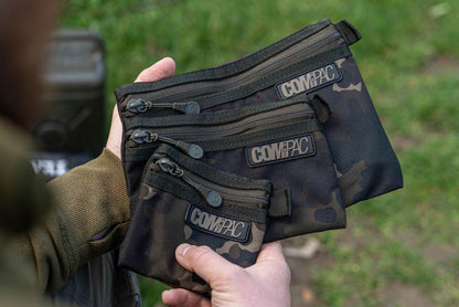 Korda Compac Wallets Set of 3 Dark Kamo