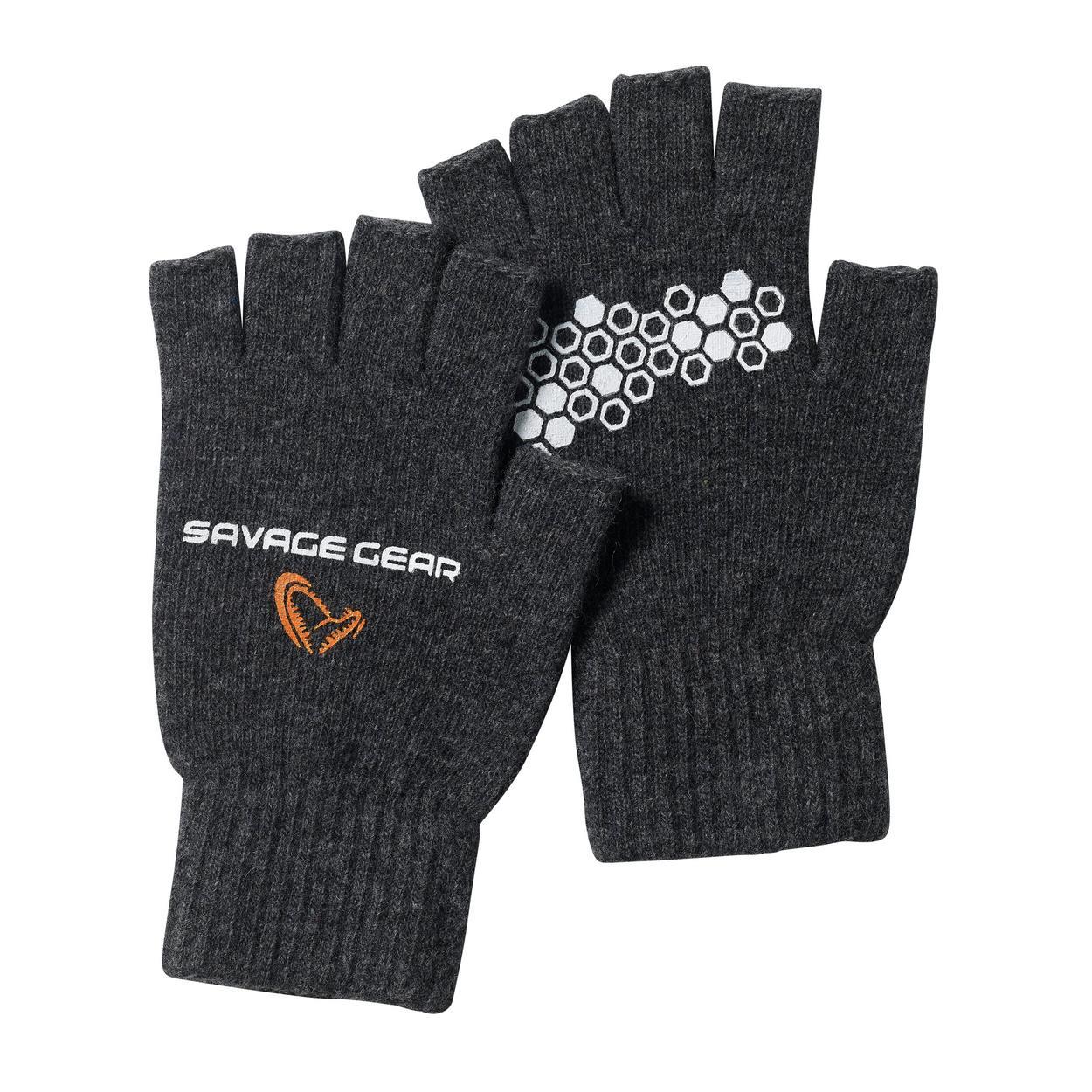Savage Gear Knitted Half Finger Gloves