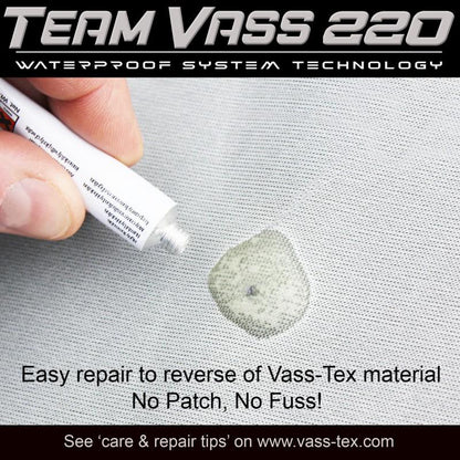Vass 220 Unlined Jacket Waterproof Grey/Black Edition