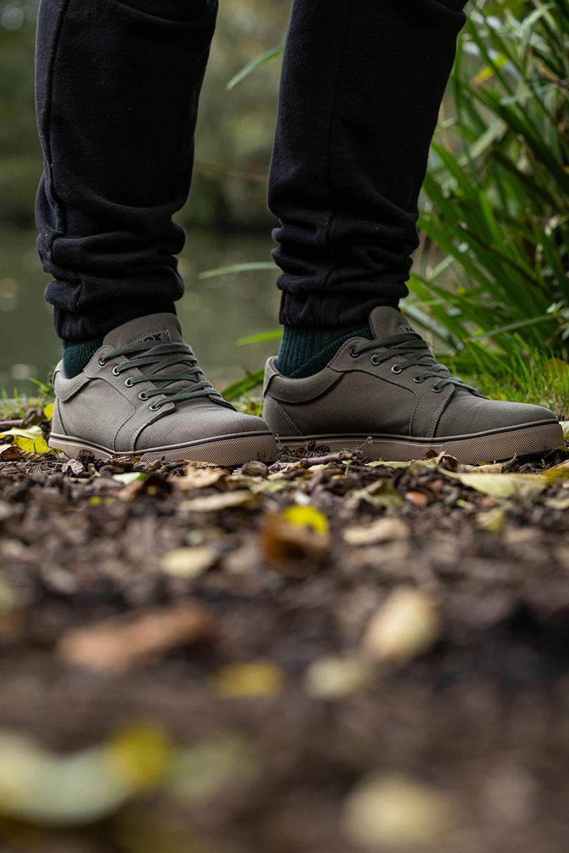 Fox Khaki Canvas Shoes