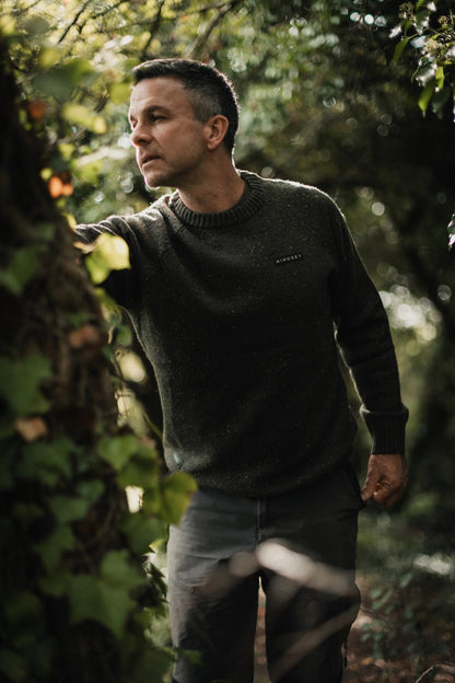 Korda Mindset Fisherman Knitted Sweater Dark Olive