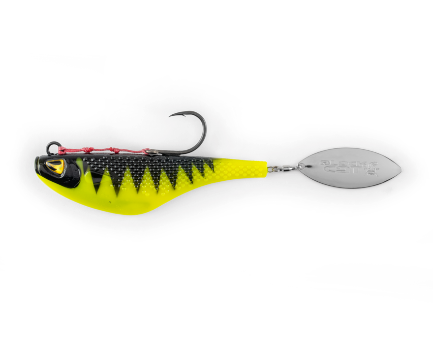 Black Cat Mad Flash Spin Tail 14cm