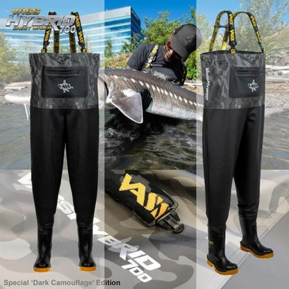 Vass Hybrid 700 Chest Wader Dark Camo