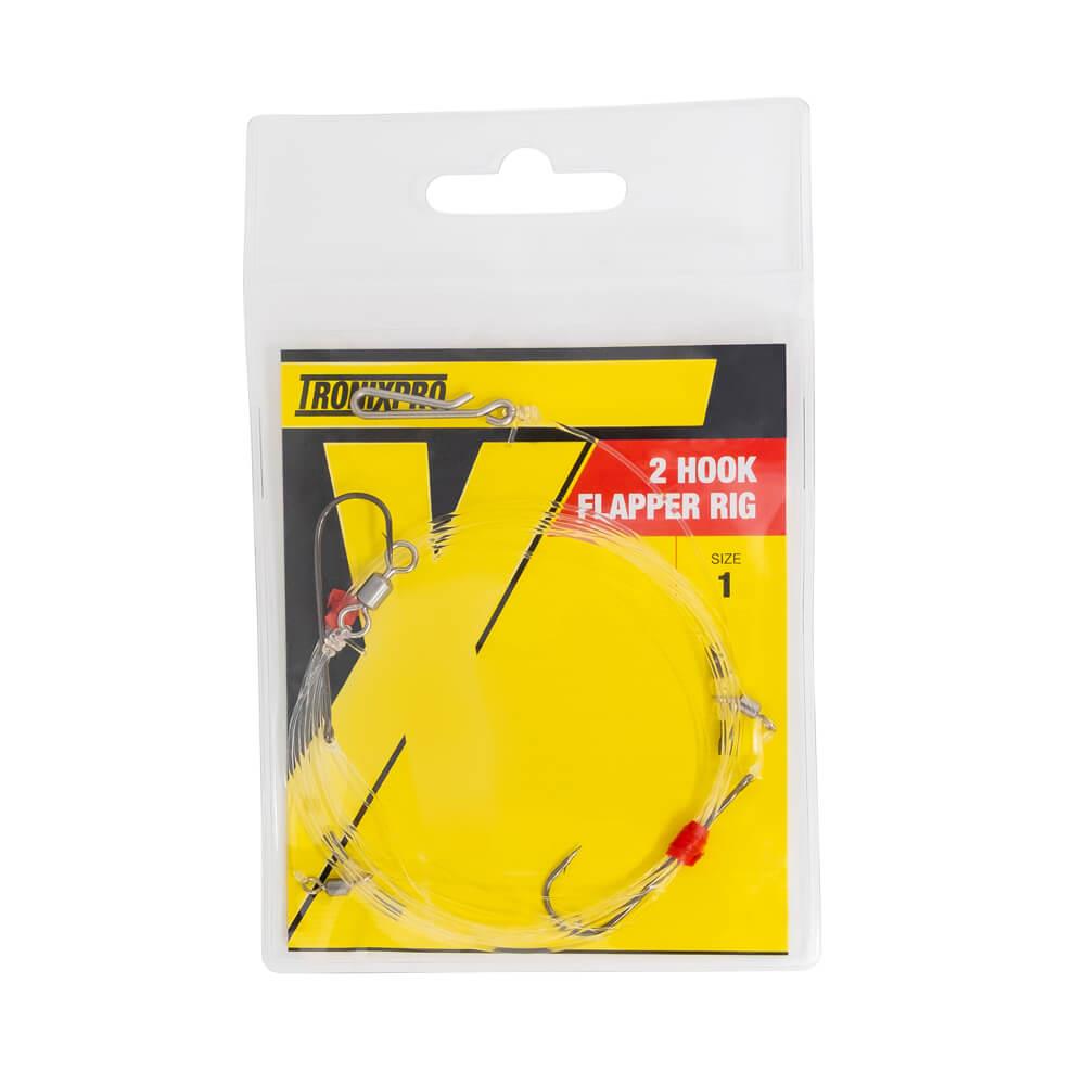 TronixPro Hand Tied Rig 2 Hook Flapper