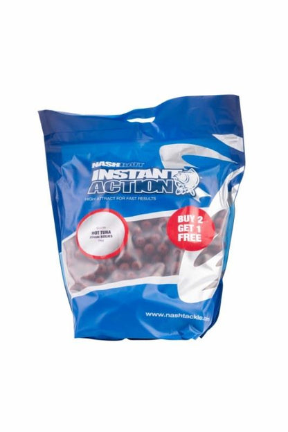 Nash Instant Action Hot Tuna Boilies 1kg