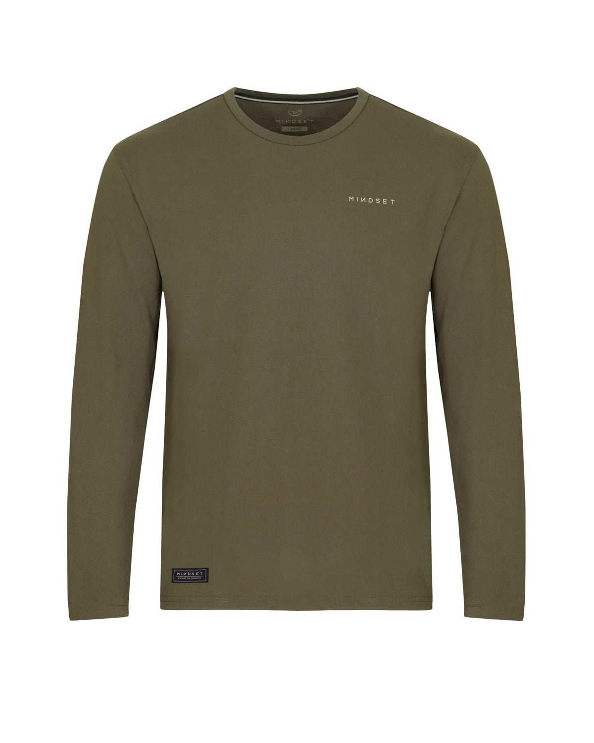 Korda Mindset Minimal LS Tee Dark Olive