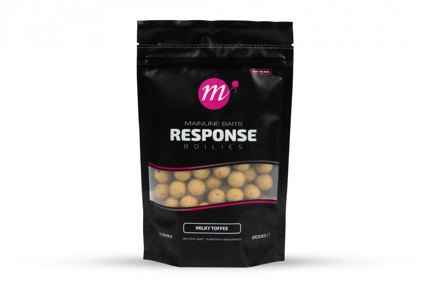 Mainline Response Boilie Milky Toffee 15mm Handy Pack 200g