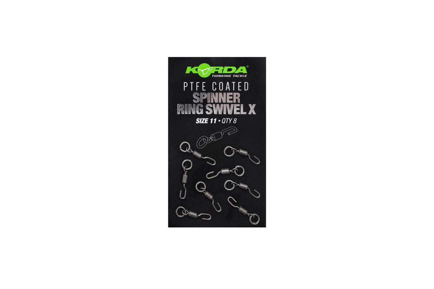 Korda PTFE Spinner Ring Swivels X Size 11