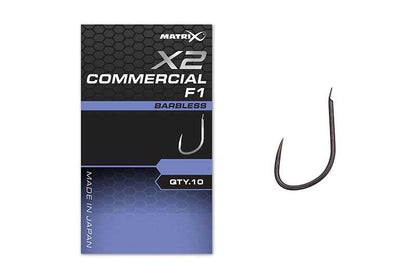 Matrix X2 Commercial F1 Hook - Spade Barbless