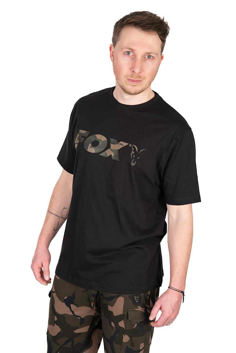 Fox Black / Camo Logo T-Shirt