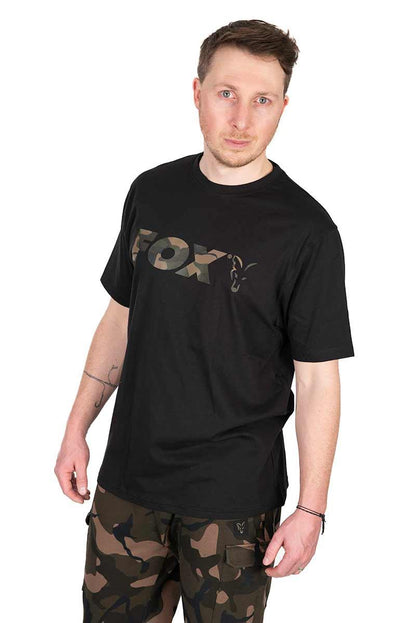Fox Black / Camo Logo T-Shirt