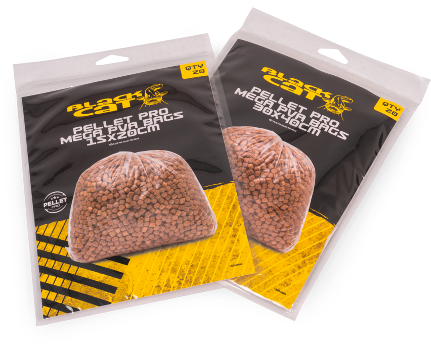 Black Cat Pellet Pro Mega Pva Bags