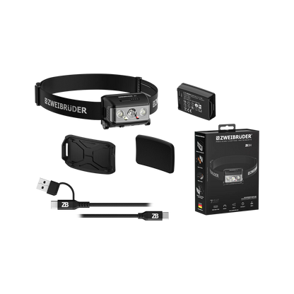 Zweibruder ZB3H Headlamp 600 Lumen