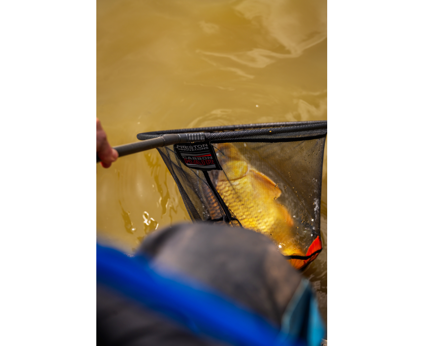 Preston Carbon Hair Mesh Landing Net