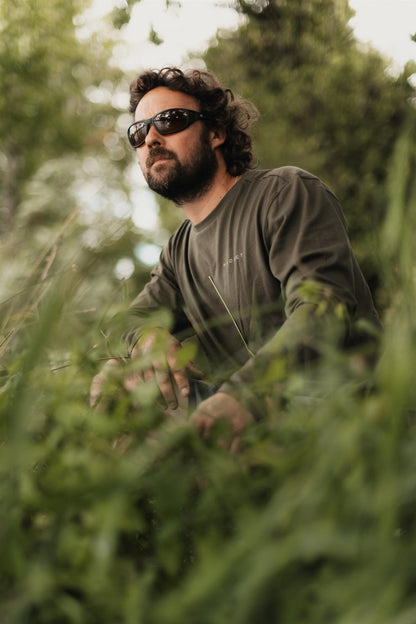 Korda Mindset Minimal LS Tee Dark Olive