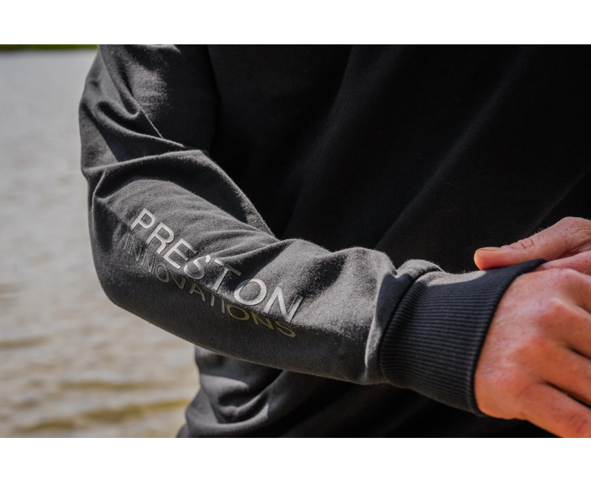 Preston Black Minimal Sweatshirt