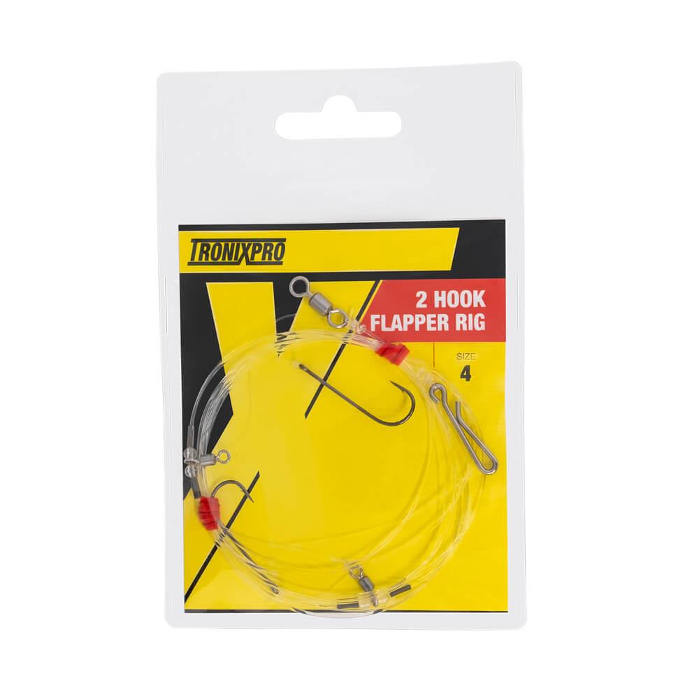 TronixPro Hand Tied Rig 2 Hook Flapper