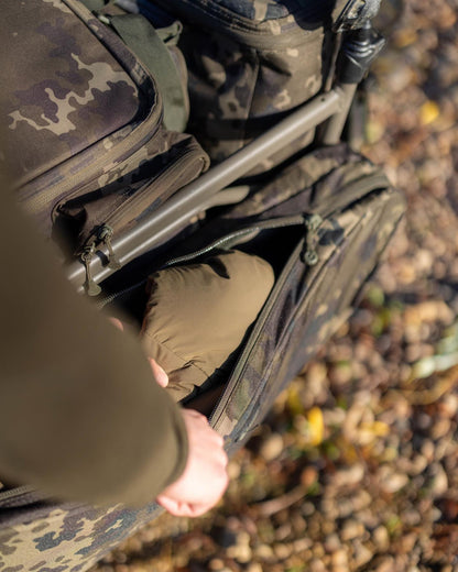 Carp Porter Side Bar Bags Large Dark Kamo