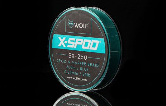 Wolf X-Spod EX-250 Spod & Marker Braid 25lb 300m Blue