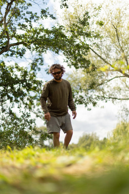 Korda Mindset Minimal LS Tee Dark Olive