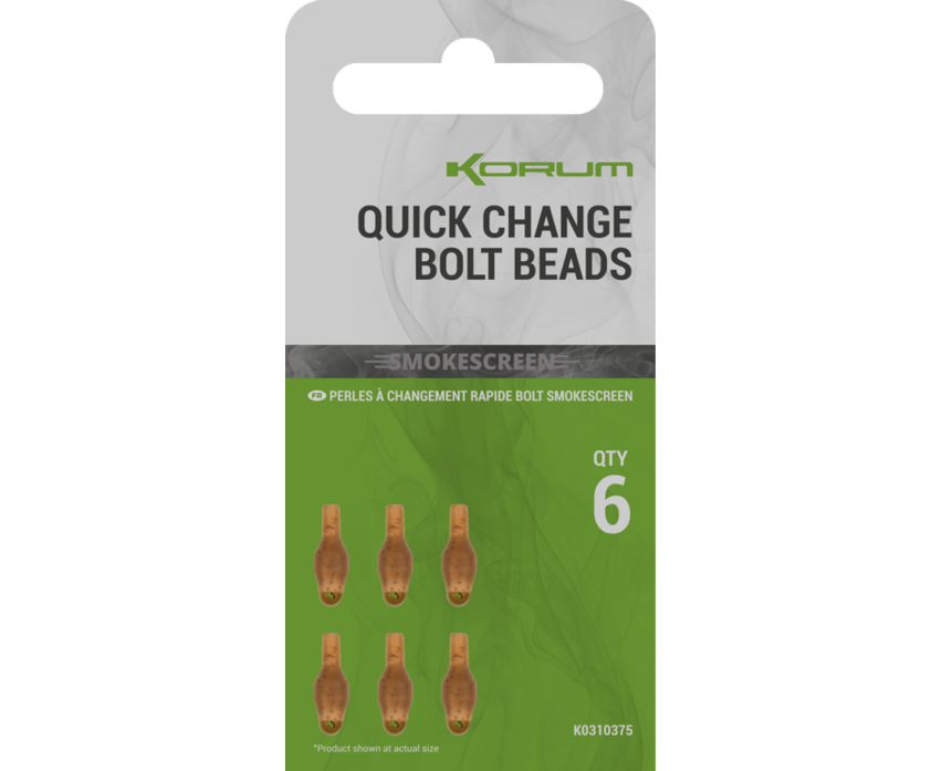 Korum Smokescreen Quick Change Bolt Beads