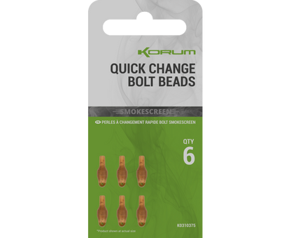 Korum Smokescreen Quick Change Bolt Beads