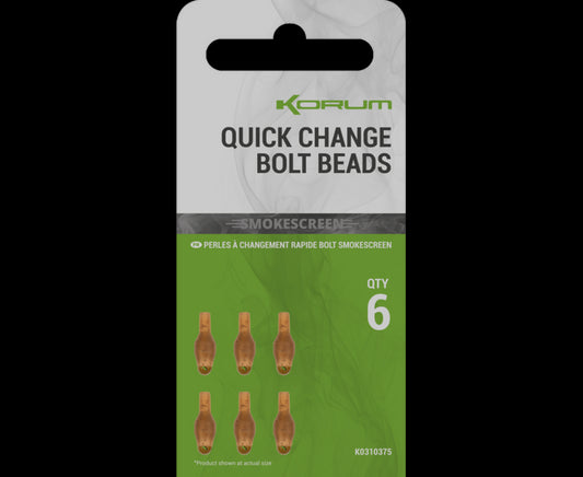Korum Smokescreen Quick Change Bolt Beads