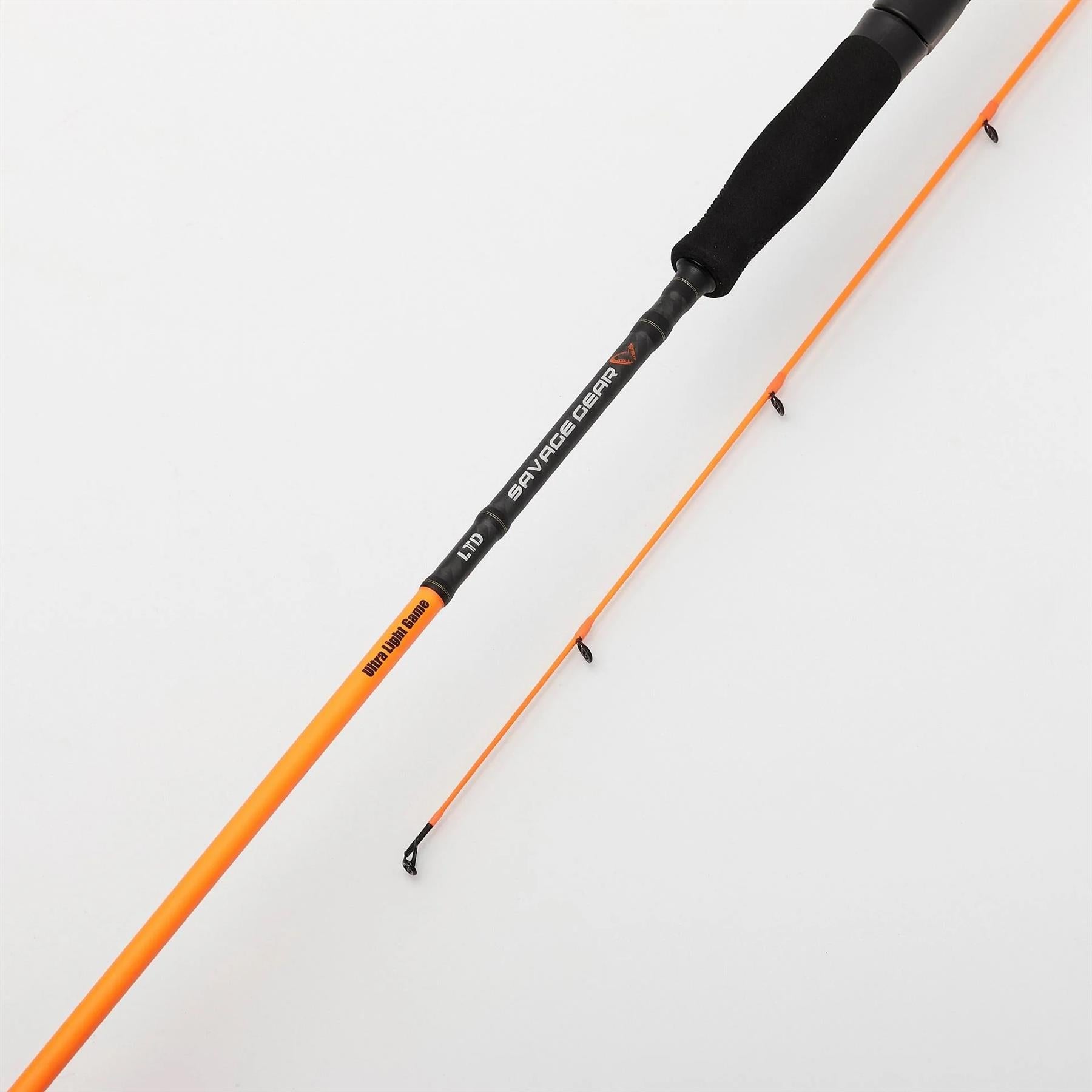 Savage Gear Orange LTD Ultra Light Game 7ft 3in 3-10g 2pc – Anglers Corner