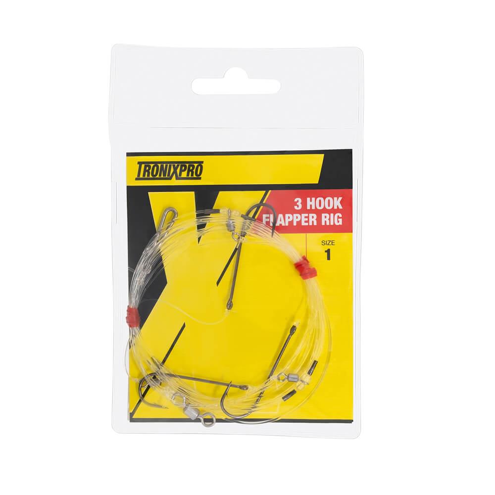 TronixPro Hand Tied Rig 3 Hook Flapper