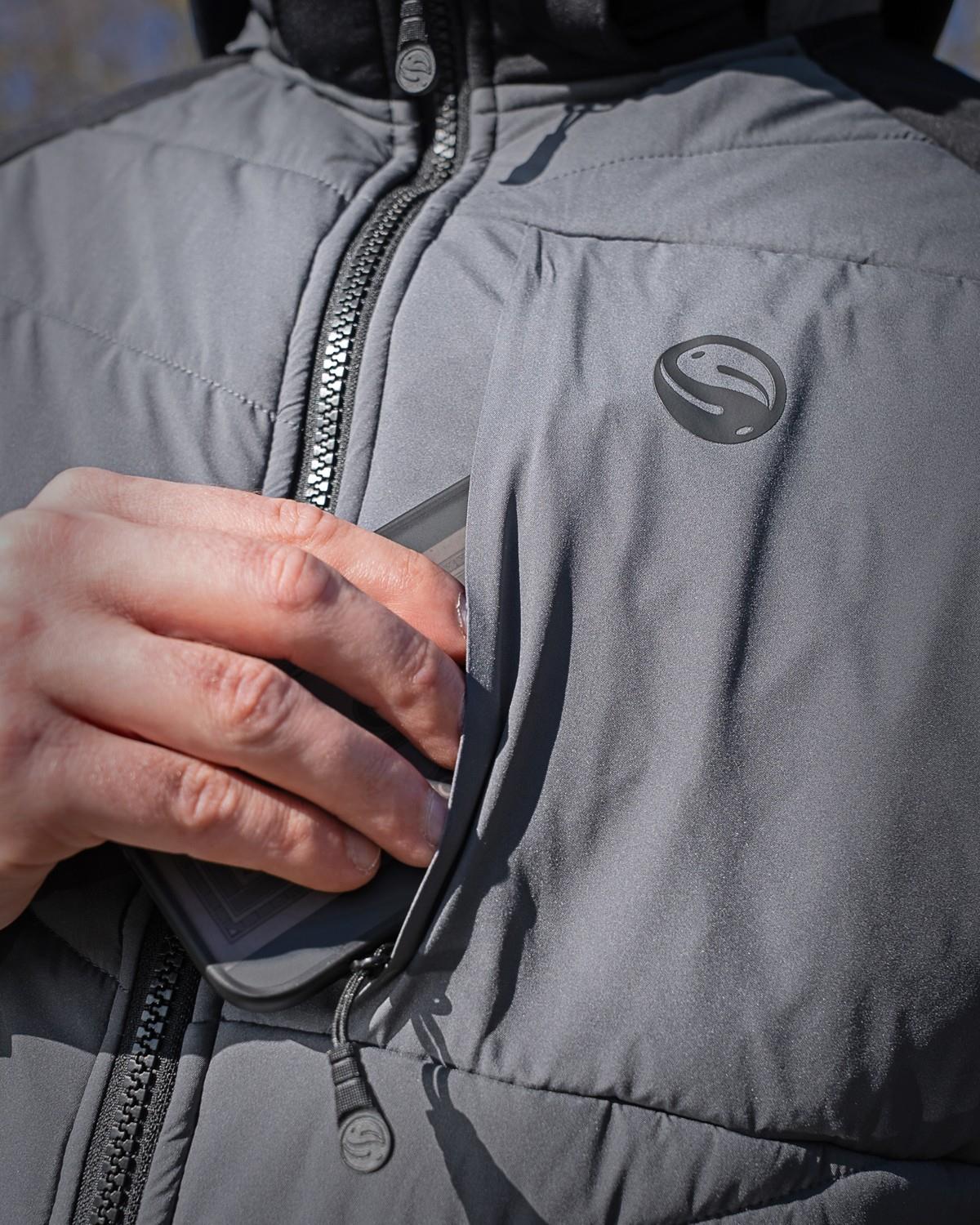 Guru Hybrid Jacket Charcoal