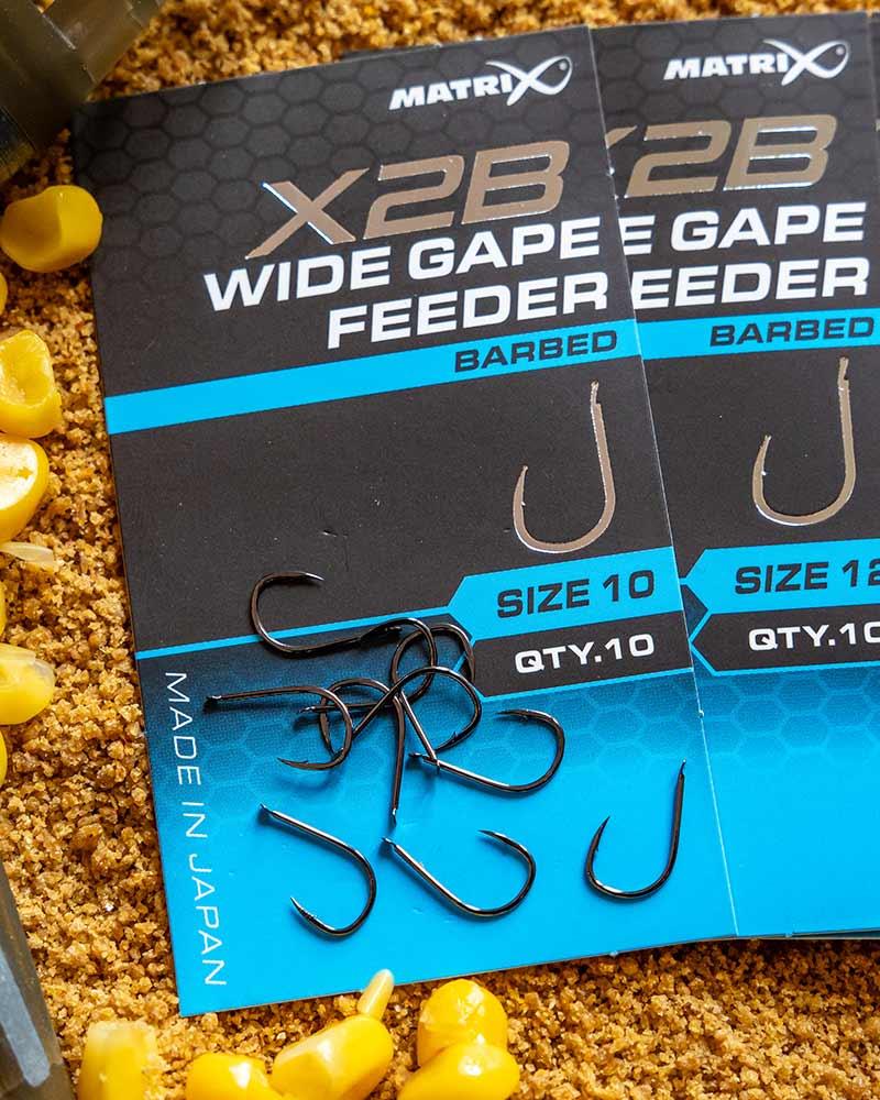 Matrix X2B Wide Gape Feeder Hook - Spade Barbed