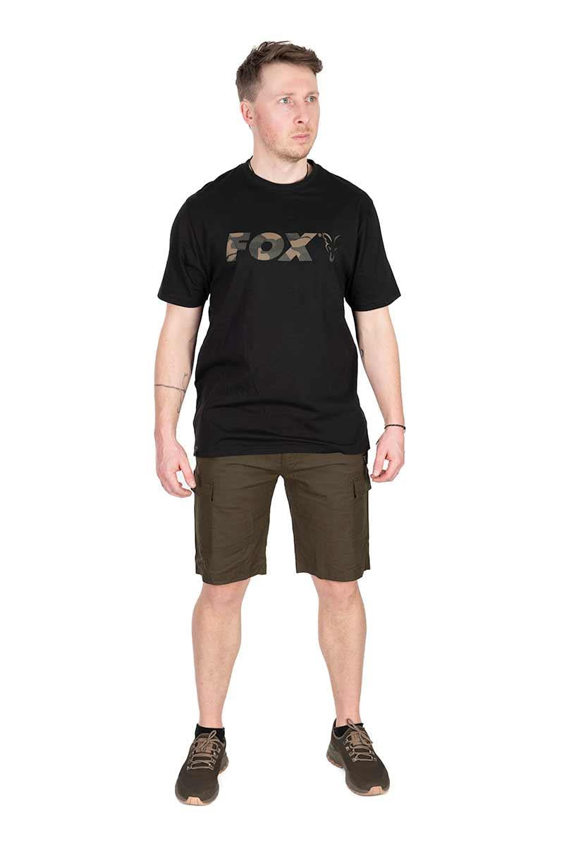 Fox Black / Camo Logo T-Shirt