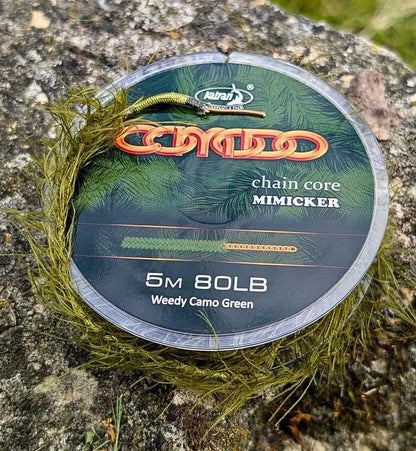 Katran Chain Core Comodo Mimicker Weedy Camo Green 80lb 5m