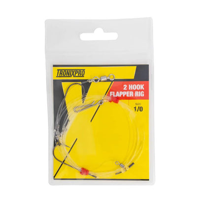 TronixPro Hand Tied Rig 2 Hook Flapper