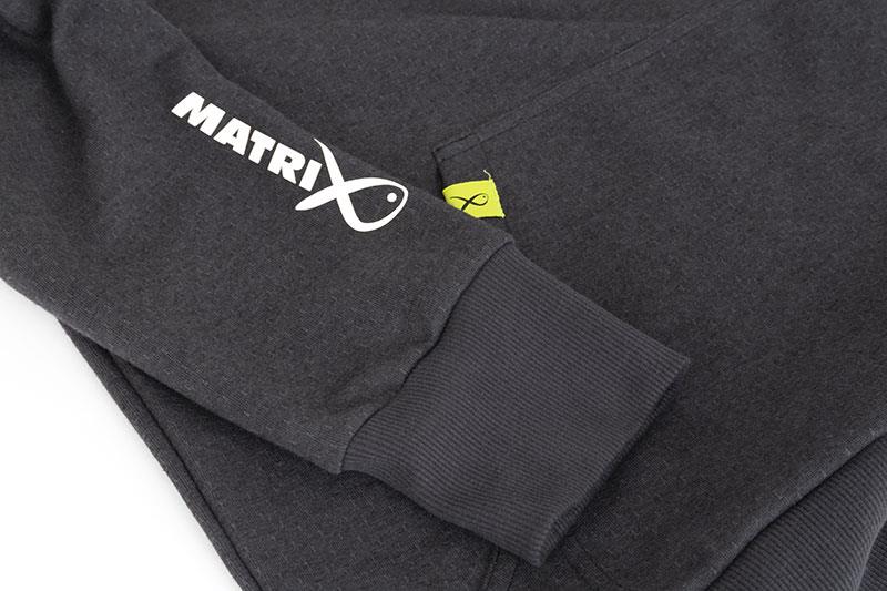 Fox Matrix Minimal Black Marl 1/4 Zip Sweater