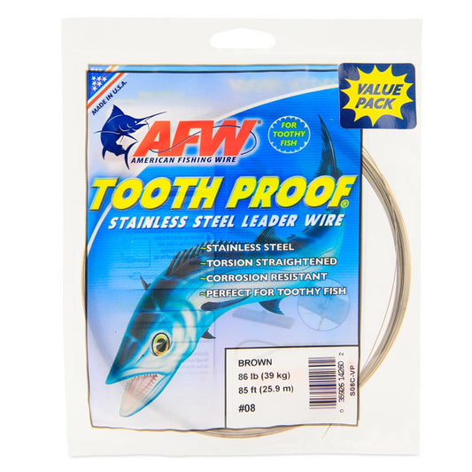 AFW ToothProof 86lb 85ft Brun