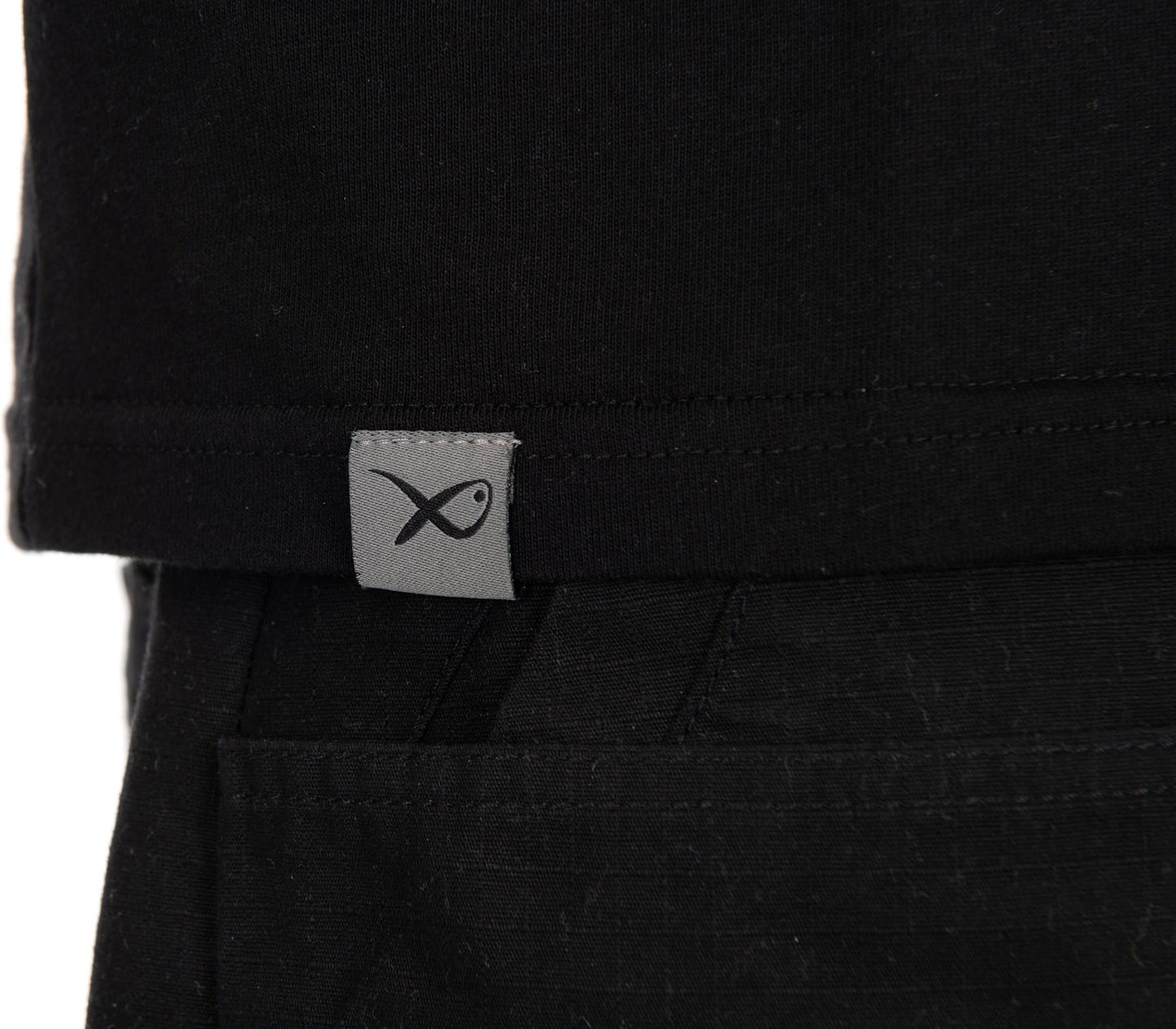 Matrix Large Fade Logo T-Shirt Black/Grey