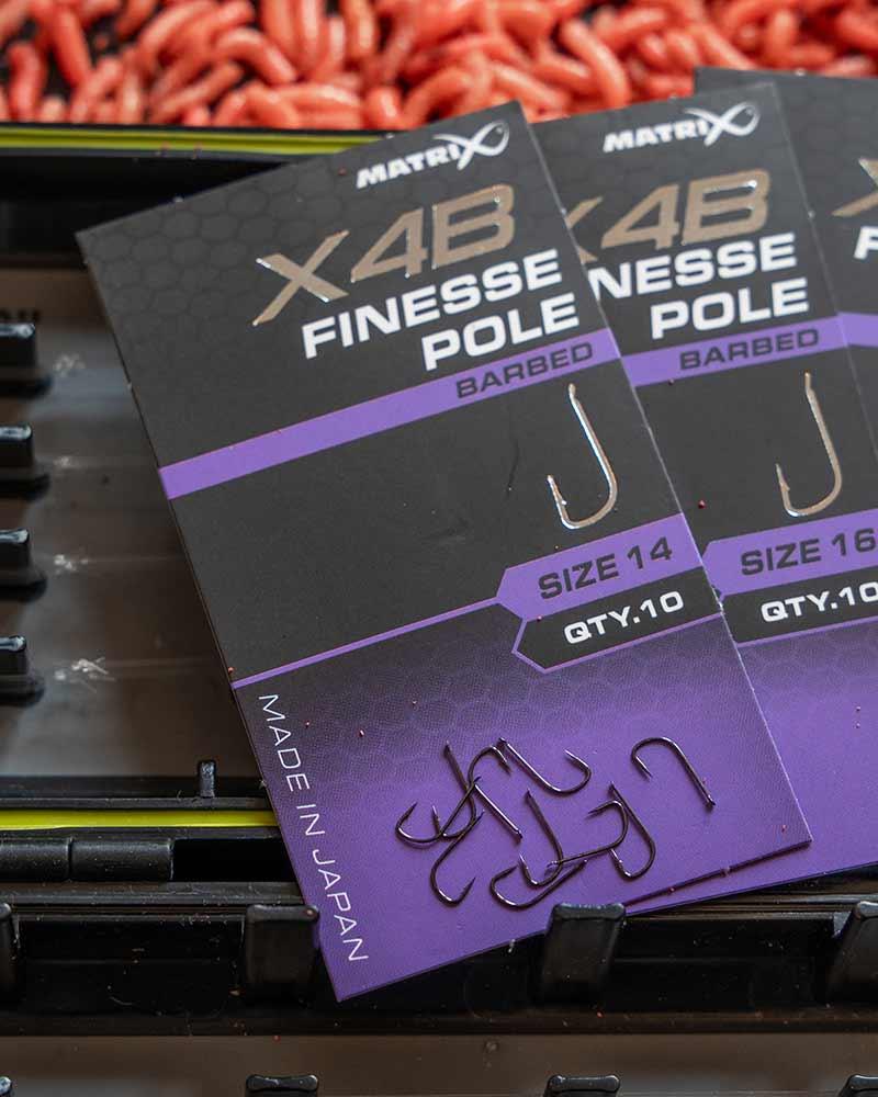 Matrix X4B Finesse Pole Hook - Spade Barbed