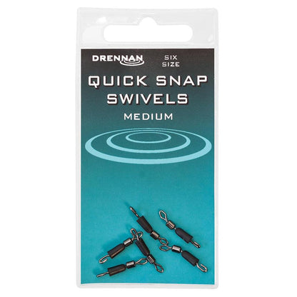 Drennan Quick Snap Swivels Small 14