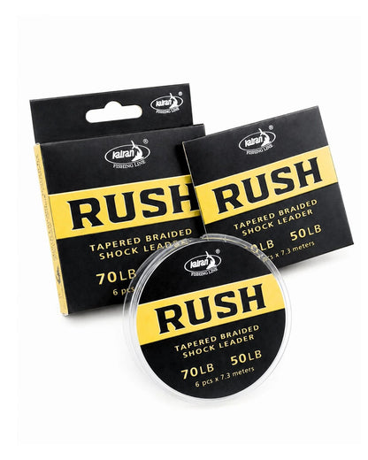 Katran Rush Tapered Braided Shock Leader 70lb-50lb