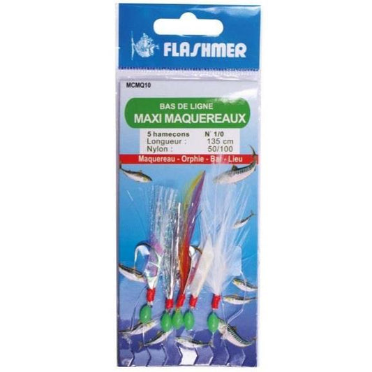 Flashmer Maxi-Maquereal Trigger - 5 Hook No.1/0