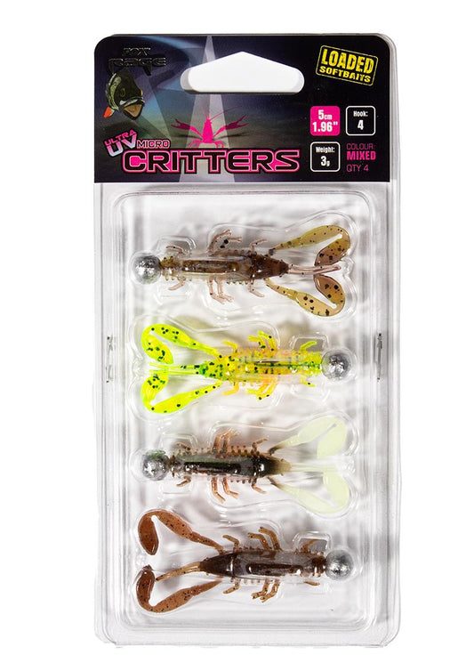 Fox Rage Micro Critter UV Mixed Loaded Pack //