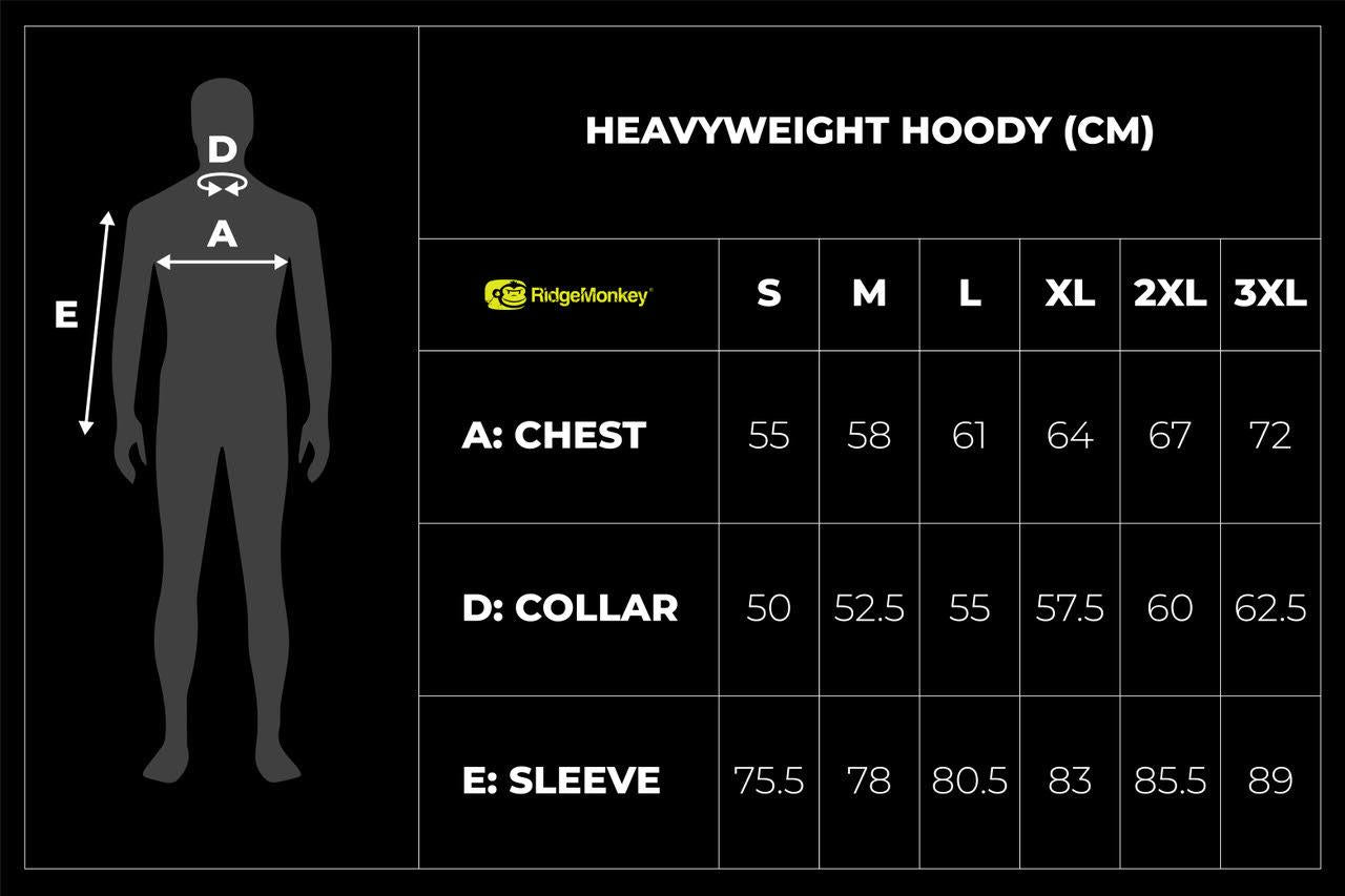 RidgeMonkey APEarel Heavyweight Hoody / Carp Fishing Clothing