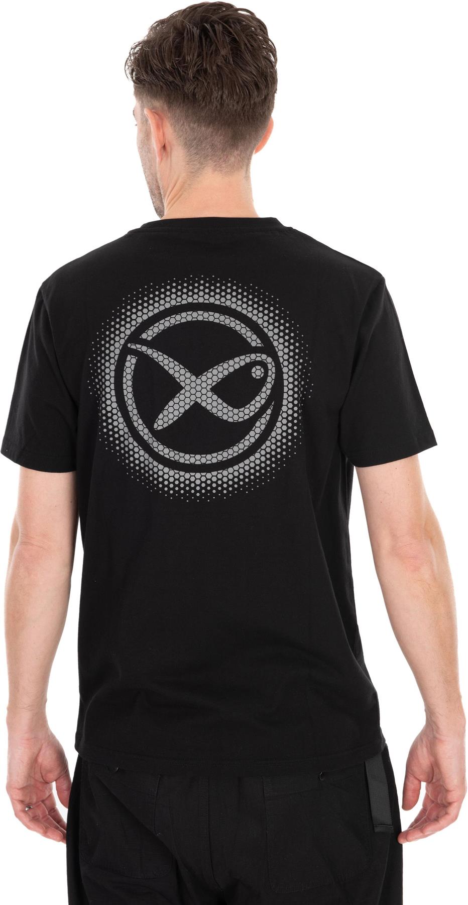 Matrix Large Fade Logo T-Shirt Black/Grey