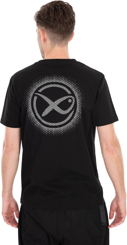 Matrix Large Fade Logo T-Shirt Black/Grey